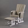 DSC_1696 Wooden Nursery Glider Chair with Ottoman