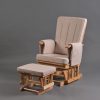DSC_1706 Wooden Nursery Glider Chair with Ottoman
