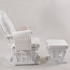 Classic Nursery Glider Chair with Ottoman