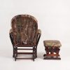 DSC_2164 Upholstered Wooden Glider Chair with Ottoman