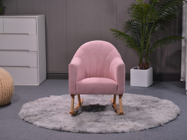Front view of kids rocking chair