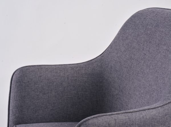 DSC_2387 Modern Upholstered Nursery Rocking Chair