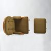 DSC_2676 Upholstered Wooden Nursery Glider Chair with Ottoman
