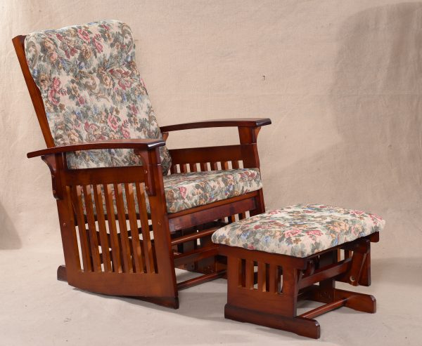 Custom Fabric Rocking Chair Options Custom fabric options for wooden rocking chair with ottoman from nursery furniture manufacturer