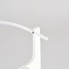 Wooden Rocking Baby Bassinet with Woven Basket & Canopy