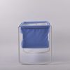 foldable newborn cradle with breathable fabric sides