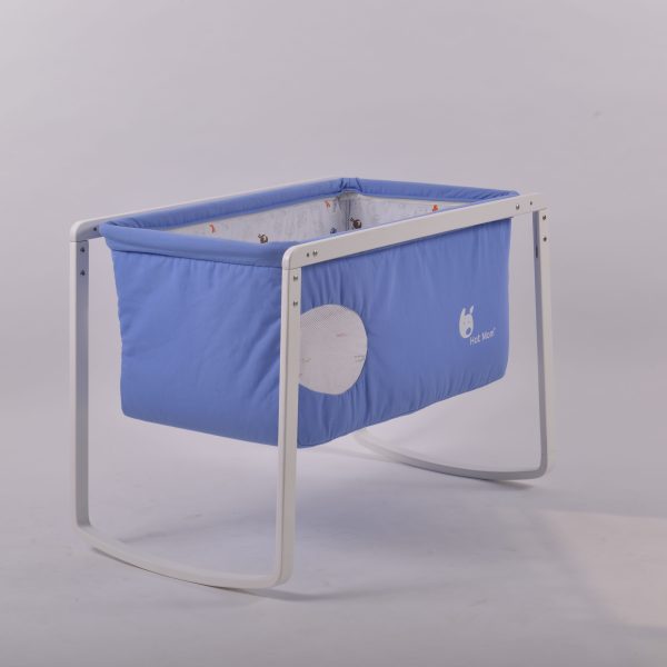 Foldable Baby Bassinet Rocking Crib | Portable Newborn Cradle