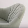 DSC_3074 Upholstered Nursery Rocking Chair with Wooden Rocker Base