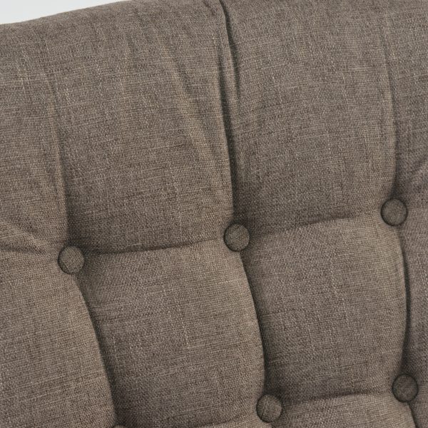 DSC_3083 Button Tufted Wooden Nursery Glider Chair with Ottoman