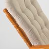 DSC_3203 Button Tufted Wooden Nursery Glider Chair with Ottoman