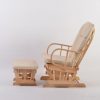 DSC_3299 Wooden Nursery Glider Chair with Ottoman
