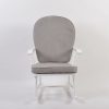 Classic Wooden Nursery Rocking Chair with Cushions