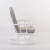 Classic Wooden Nursery Rocking Chair with Cushions