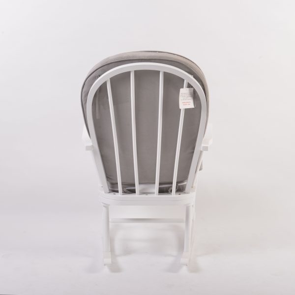 Classic Wooden Nursery Rocking Chair with Cushions