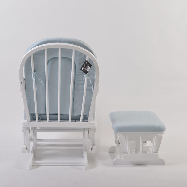 DSC_3355 Custom Wooden Rocking Chair with Ottoman for Nursery Furniture Manufacturer