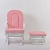 DSC_3358 Custom Wooden Rocking Chair with Ottoman for Nursery Furniture Manufacturer