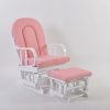 DSC_3360 Custom Wooden Rocking Chair with Ottoman for Nursery Furniture Manufacturer