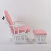 DSC_3361 Custom Wooden Rocking Chair with Ottoman for Nursery Furniture Manufacturer