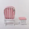DSC_3362 Custom Wooden Rocking Chair with Ottoman for Nursery Furniture Manufacturer