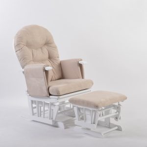 Tufted Padded Nursery Glider Chair with Ottoman Tufted Padded Nursery Glider Chair with Ottoman