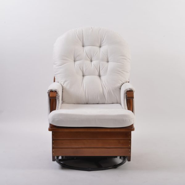 DSC_3415 Tufted Nursery Glider Chair with Ottoman