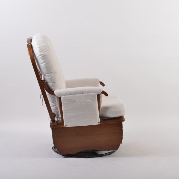 DSC_3417 Tufted Nursery Glider Chair with Ottoman