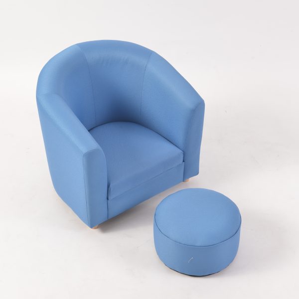 DSC_3627 Custom Kids Tub Chair with Ottoman