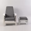 scandinavian baby feeding chair with wooden frame