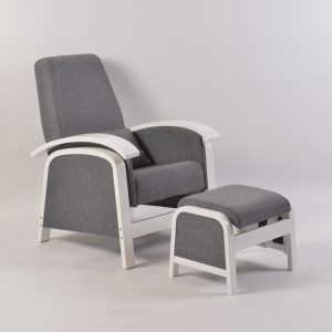 Modern Nursery Glider Chair with Ottoman modern nursery glider chair with grey fabric and ottoman