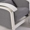 Modern Nursery Glider Chair with Ottoman | Scandinavian Baby Feeding Chair