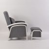 nursery rocking chair with comfortable high back support