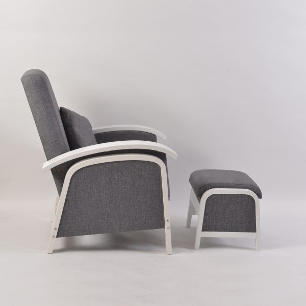 nursery rocking chair with comfortable high back support