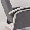 baby glider chair with durable wooden frame