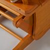 DSC_3683 Button Tufted Wooden Nursery Glider Chair with Ottoman