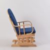DSC_3721 Traditional Wooden Nursery Glider Chair with Ottoman