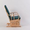 DSC_3726 Traditional Wooden Nursery Glider Chair with Ottoman