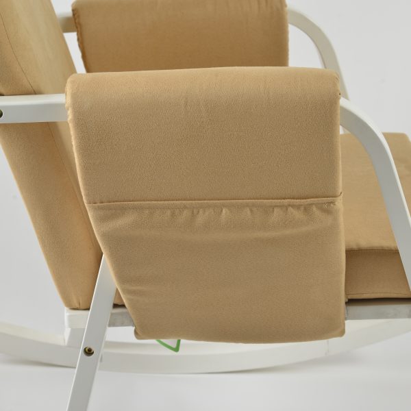 DSC_3774 Modern Rocking Chair with Ottoman | Upholstered Lounge Chair for Living Room