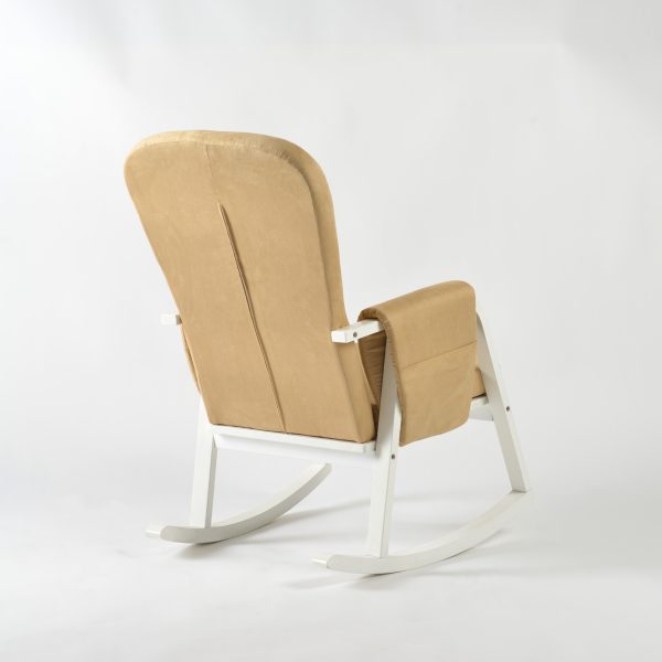 DSC_3777 Modern Rocking Chair with Ottoman | Upholstered Lounge Chair for Living Room