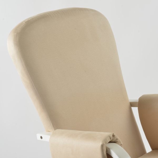 DSC_3796 Modern Rocking Chair with Ottoman | Upholstered Lounge Chair for Living Room