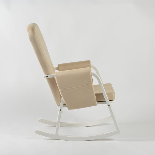 DSC_3798 Modern Rocking Chair with Ottoman | Upholstered Lounge Chair for Living Room