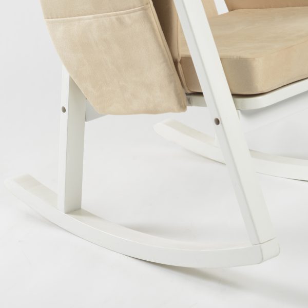 DSC_3803 Modern Rocking Chair with Ottoman | Upholstered Lounge Chair for Living Room