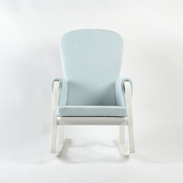 DSC_3816 Modern Rocking Chair with Ottoman | Upholstered Lounge Chair for Living Room