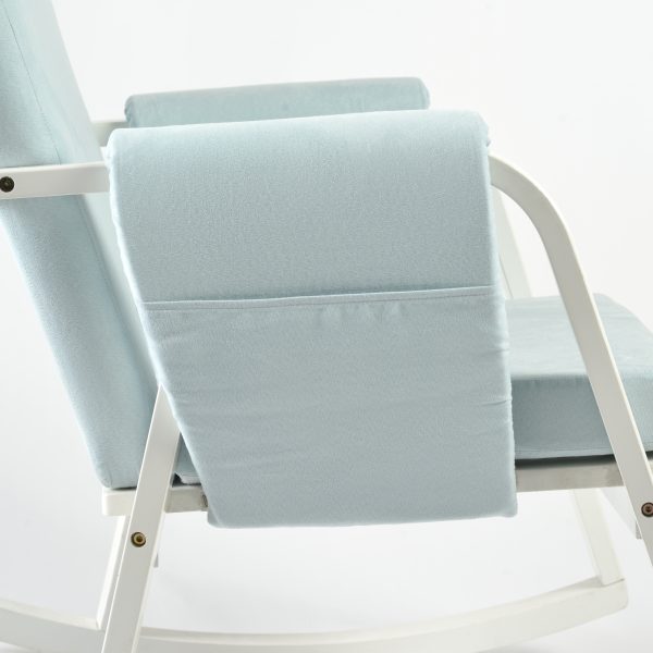 DSC_3823 Modern Rocking Chair with Ottoman | Upholstered Lounge Chair for Living Room
