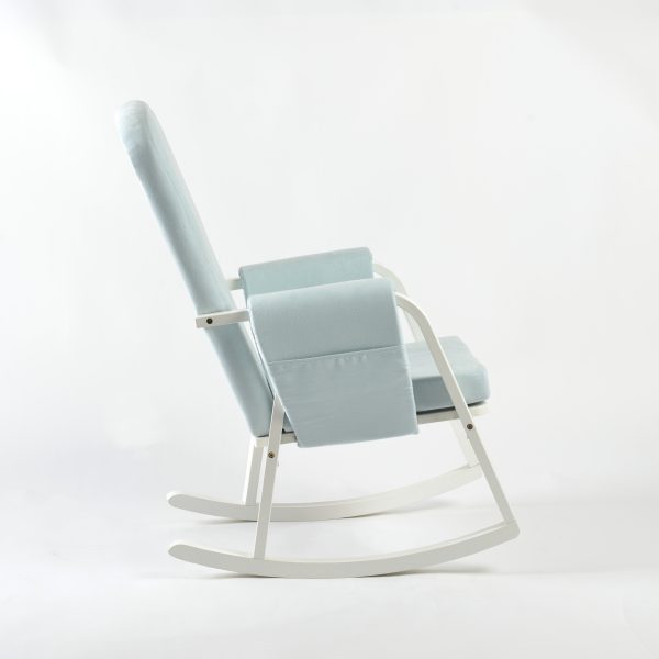 DSC_3824 Modern Rocking Chair with Ottoman | Upholstered Lounge Chair for Living Room