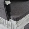 DSC_3882 Padded Wooden Nursery Glider Chair with Ottoman