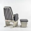 DSC_3918 Adjustable Back Nursery Glider with Ottoman – Wooden Nursing Chair
