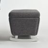 Wingback Nursery Glider with Ottoman