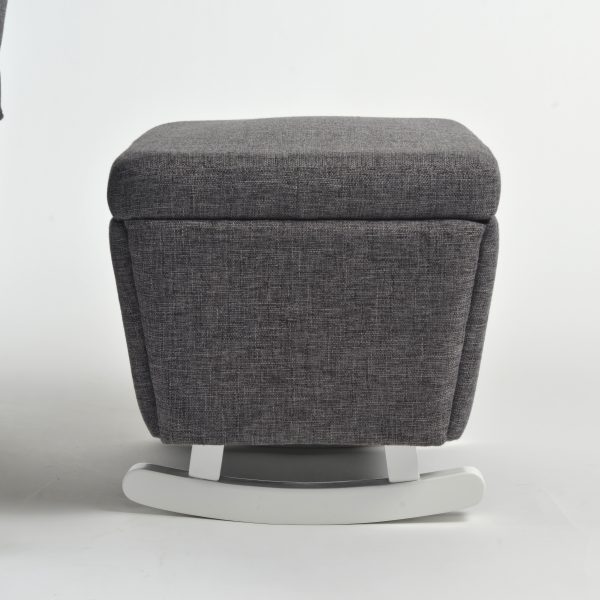 Wingback Nursery Glider with Ottoman