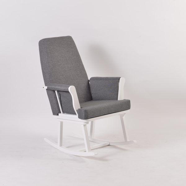 Nursing Glider Rocking Chair with High Back