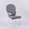Classic Wooden Nursery Rocking Chair with Cushions